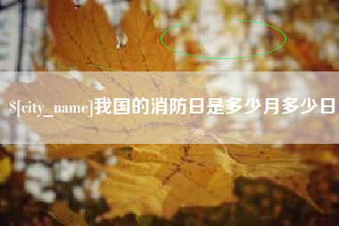 黔西南我国的消防日是多少月多少日