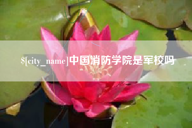 黔西南中国消防学院是军校吗