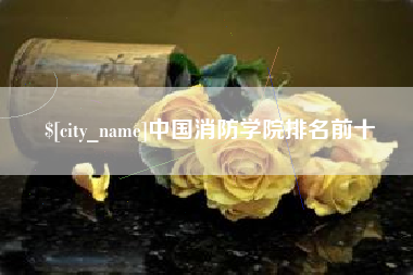 黔西南中国消防学院排名前十