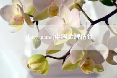 黔西南中国金牌估计