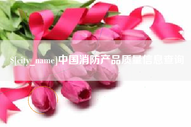 黔西南中国消防产品质量信息查询