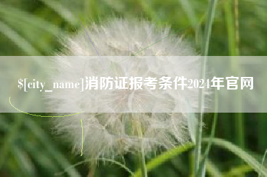 黔西南消防证报考条件2024年官网