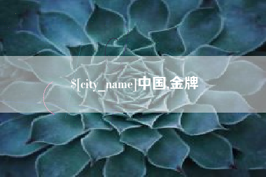 黔西南中国,金牌