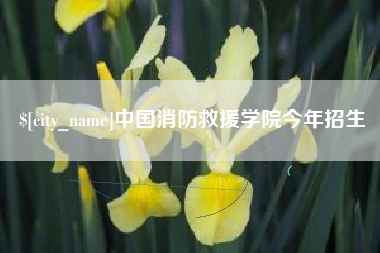 黔西南中国消防救援学院今年招生