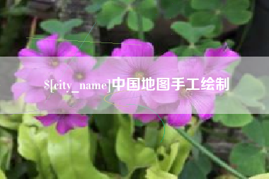 黔西南中国地图手工绘制