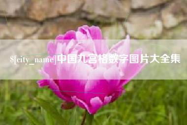 黔西南中国九宫格数字图片大全集