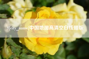 黔西南中国地图高清空白线描版