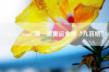 黔西南第一波奥运金牌“九宫格”