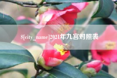 黔西南2021年九宫对照表