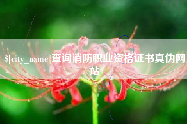 黔西南查询消防职业资格证书真伪网站