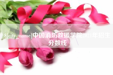 黔西南中国消防救援学院2021年招生分数线