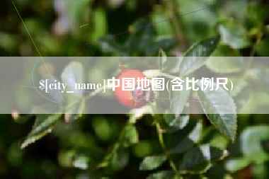 黔西南中国地图(含比例尺)