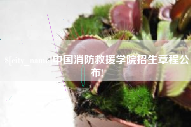 黔西南中国消防救援学院招生章程公布!